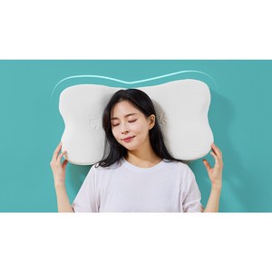 [바른척추연구소 척추로운 경추베개] 거북목 목디스크 일자목 베개 Soft, 아이보리, 2개
