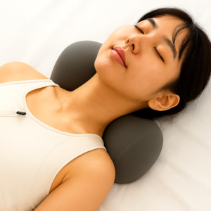 포에포에 낮은 메모리폼 거북목 경추 목베개