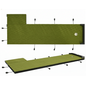 설맞이 특가 STI 멀티브레이커 퍼터연습 라이연습 퍼팅연습기 퍼팅매트, 프로스펙(NP45)올리브색상, 1세트