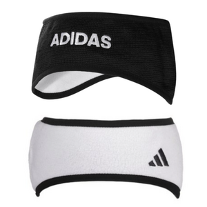 아디다스 겨울 방한 양면 헤어밴드 귀마개 러닝 운동 이어워머 스포츠 귀덮개, 블랙, 1개