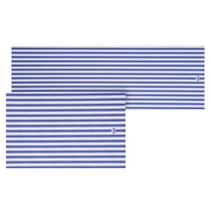 생활백서 화장실 주방 욕실 드라이 빨아쓰는 규조토 발매트 2종 세트, 블루