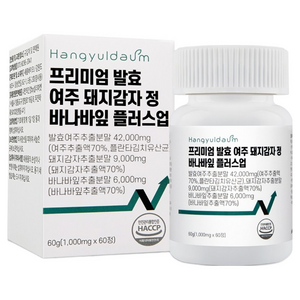 한결다움 프리미엄 발효 여주정 돼지감자 바나바잎