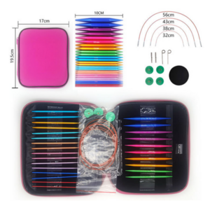 보너스홈 뜨개 대바늘 파우치, 1개