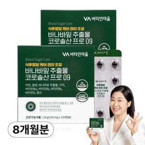 비타민마을 식후 혈당관리 바나바잎 추출물 코로솔산 프로 09