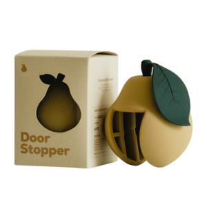 1555 소프소프 문닫힘 방지 실리콘 도어스토퍼 배, 베이지, 3개