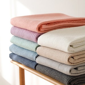 온도 60수 순면 피그먼트 줄누빔 이불 겸 패드 9color