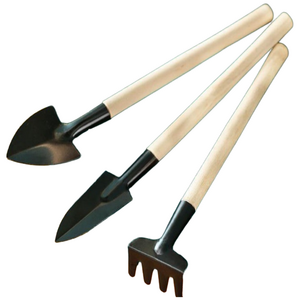 텃밭로그 정원 가꾸기 도구 미니 모종삽 세트 원예 가드닝 3종1세트