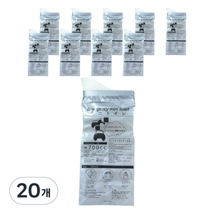 안이네 휴대용 일회용 패드 소변 주머니 700ml