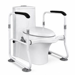 (블랙) 화장실 안전손잡이 장애인 노인 변기 손잡이 욕실 안전바 환자 양변기 안전용품, 1개