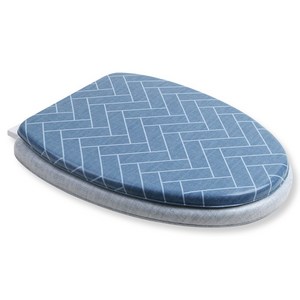 투투파파 헤링본 변기커버, 네이비