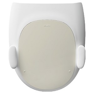 두리 핸들 무소음 유아변기커버 4.0, 베이지