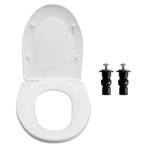 인도어홈 위생 양변기커버 특대형 D형 상부조립형