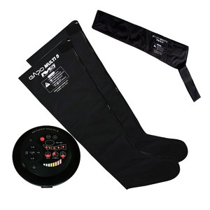 가포 멀티5 공기압 마사지기 본체 + 다리 커프+ 팔 커프 세트, GAPO MULTI5, 블랙