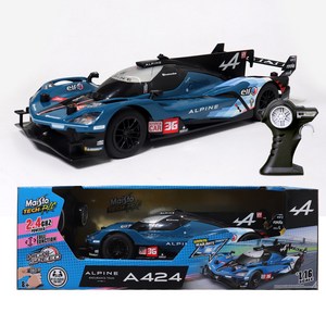 마이스토 1:16 알핀 A424 WEC 레이싱 RC카 빅사이즈 2.4GHZ 무선조종자동차 자동차장난감, 1개, 블루