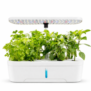 초록무럭3 초보자도 쉽게 가정용 야채 식물 수경재배기 식물재배기 실내 스마트팜 채소 식물키우기, 1개, 화이트