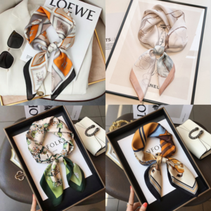 핸도라 패션 쁘띠 사각 스카프 봄 가을