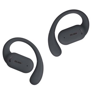 젤센 오픈 블루투스 무선 이어폰, 젤팟 액티브 에어 ZE-3000A, 다크그레이