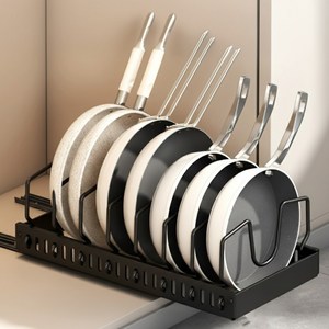 에이든 무타공 슬라이딩 후라이팬 정리대