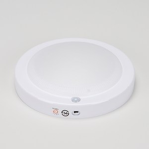 헤븐 원형 LED 센서등 비상 고효율 15W 주광 유백 감지5M 현관 베란다 복도 조명, 1개, 주광색