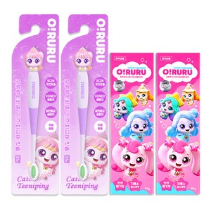캐치티니핑 피규어 칫솔 + 캐치티니핑 치약