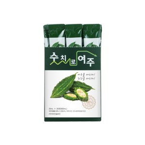 숫치로여주즙 100%여주즙 HACCP인증 상시제조,가장많이선택, 18박스, 20mlx30포, 600ml