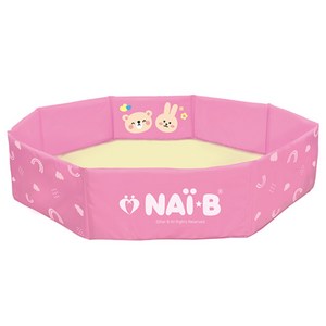 나이비 실내 아기 모래놀이 촉감 놀이 매트, 핑크, 1개