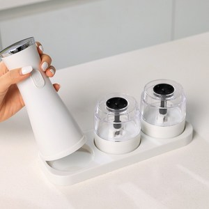 가이타이너 후추 소금 전동 그라인더 솔트 페퍼밀 통후추 분쇄기, 1개, 100ml