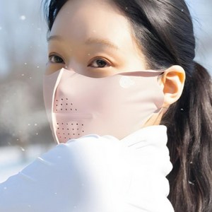 어썸웰 히트자바 풀커버 마스크 방한 겨울 러닝 자전거 등산 골프 안면, 스킨 L, 4개, 1개입