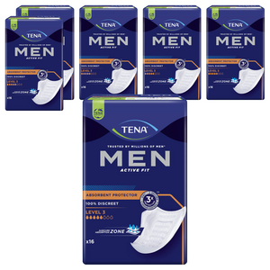 테나 남성용 테나맨 패드 레벨3형 성인기저귀, 16개입, 6개