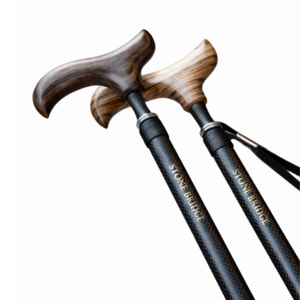 스톤브릿지 루미나 초경량 카본 어르신 지팡이, 1개, 헤리티지 다크