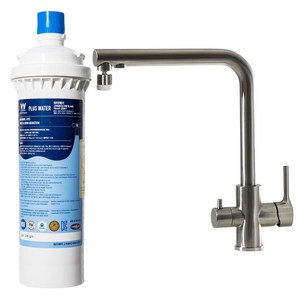 PLUS워터 무타공 직수형 언더싱크 정수기 최고급필터, 자가설치+필터포함