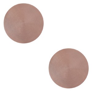 원형 패턴 식탁 매트