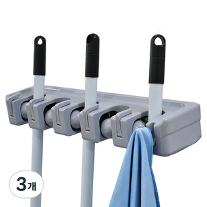 월드크린 5공 다용도 도구걸이, 그레이, 3개