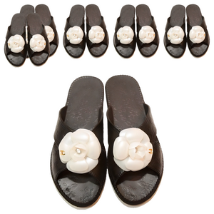 EVA 플라워 거실화, 블랙, 6개