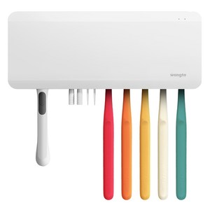 왕타 바이올렛 칫솔 살균 건조기, WTV-001, 화이트