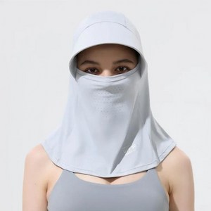 자외선차단 햇빛가리개 풀커버 챙모자 썬캡 쿨 바라클라바 여름모자