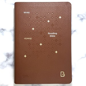 아가페 리딩바이블 개역개정 (특대/단본/무지퍼/색인/PU) 브라운
