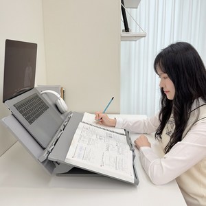메르마 2단독서대 책받침대 높이조절독서대 책거치대 스터디대 필기대