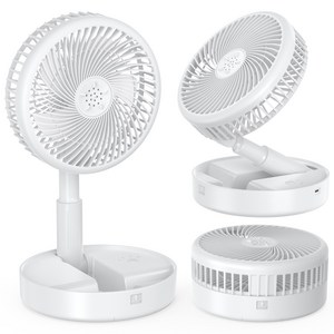 UOOFON 무선 탁상용 선풍기 휴대용 접이식 캠핑 BLDC 무소음