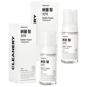 클리너리 미세거품 유산균 버블 텅 혀 치약, 100ml, 2개