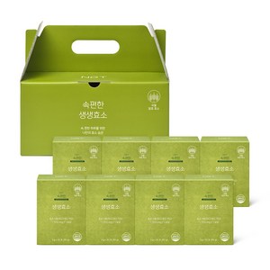 네츄럴굿띵스 속편한 생생효소 30포 8개입 선물박스, 90g, 8박스
