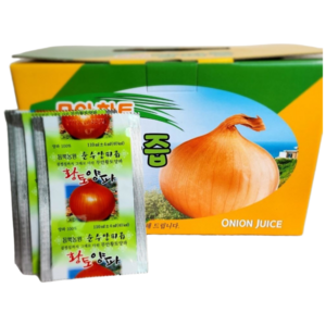 (산지직송)듬뿍농원 겉껍질까지 그대로 달인 무안 황토 순수 양파즙 110ml  100개