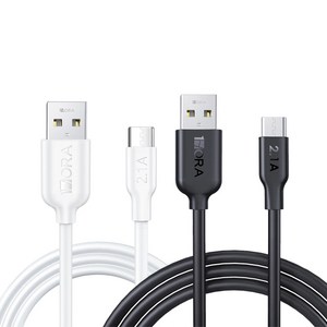 1HORA USB C타입 2.1A 데이터 전송 및 고속충전 케이블