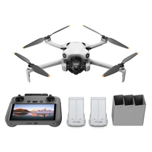 DJI Mini 4 Pro 플라이 모어 콤보 플러스 + RC 2 촬영용 드론,, 혼합색상, 1세트