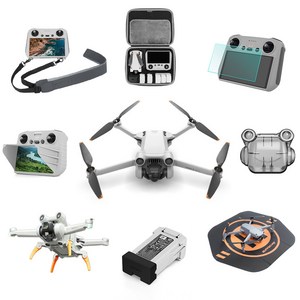 DJI MINI 4 PRO 미니4 프로 전용 필수 액세서리 모음전 스트랩 케이스 가방 랜딩기어 조종기 컨트롤러 악세사리 필름 커버