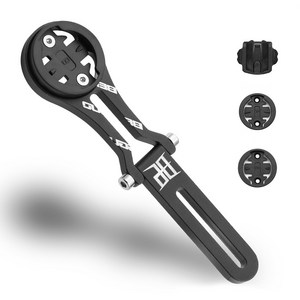 에어로 일체형 핸들바 가민 고프로 마운트, 1개, 블랙