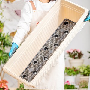 트리아브 직사각 화분 대형 상추 플라스틱 텃밭화분