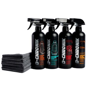 디크로닉 자동차 가죽시트 소파 관리 세트, 1개