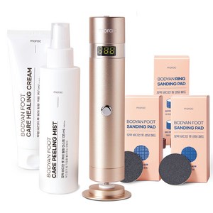 모락 바디안 풋 케어 스페셜 세트 (전동발각질제거기+샌딩패드190매+필링미스트+풋크림)