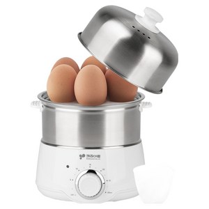 키친아트 2단 스테인리스 계란찜기